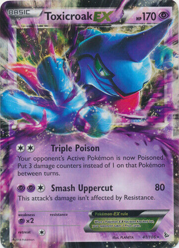 Toxicroak EX - 41/106 - Holo Rare EX